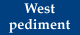 West pediment